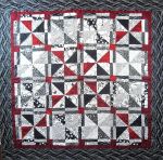 "Dancing Pinwheels" Lap Quilt