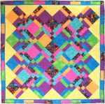 "Rainbow Kisses" Lap Quilt